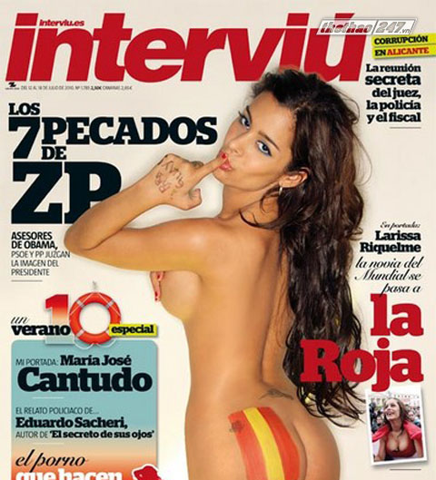 “Bom sex” Riquelme khỏa thân hâm nóng World Cup 2014 World Cup 2010, Larissa Riquelme, Brazil, World Cup 2014, bom sex Riquelme, khoa than, anh khoa than, hot girl, anh hot girl, girl xinh, anh girl xinh, nguoi dep sexy, nguoi dep goi cam