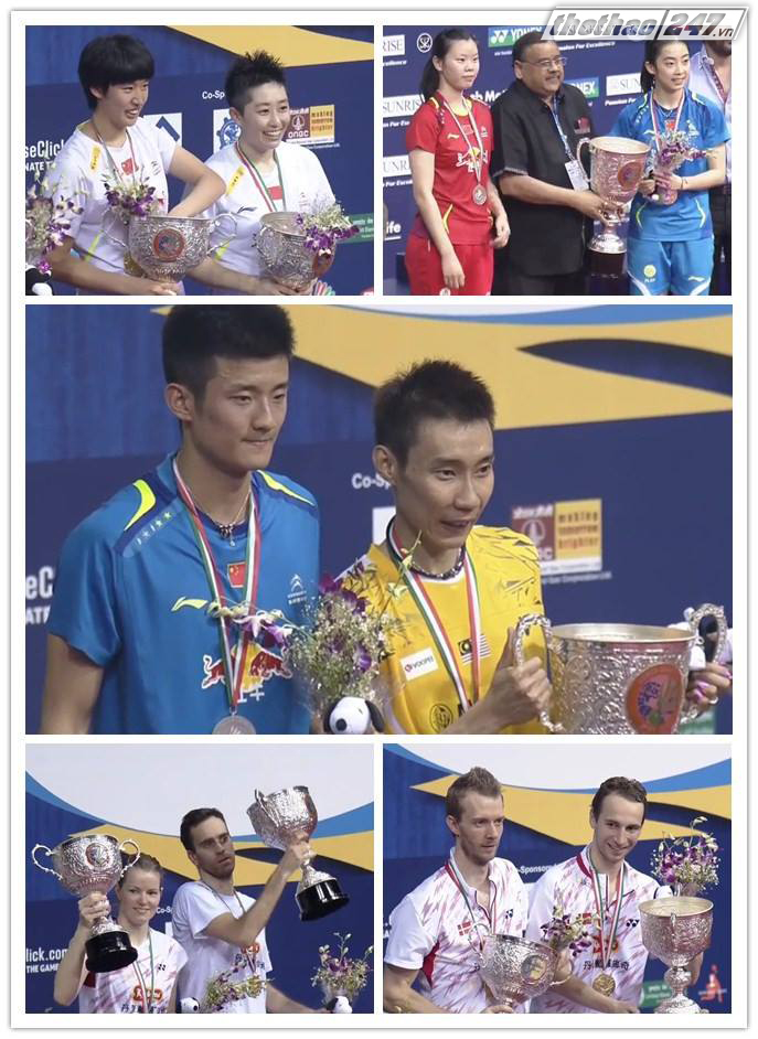 Các danh hiệu tại Ấn Độ mở rộng 2014 Chen Long, Lee Chong Wei, Ấn Độ mở rộng 2014, Chen Long vs Lee Chong Wei, Nguyễn Tiến Minh, cầu lông, Yonex- Sunrise India Open 2014, badminton, tien minh, nguyen tien minh, tay vot nguyen tien minh, cau long, tin tuc cau long, BXH cầu lông