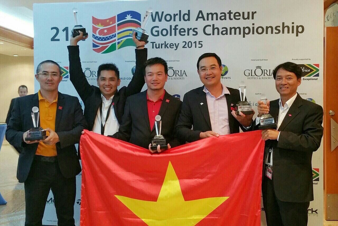 Đội tuyển Việt Nam chiến thắng tại giải Giải quốc tế World Amateur Golfers Championship 2015,World Amateur Golfers Championship 2015, tin tức golf,Nguyễn Như Nguyện,Thổ Nhĩ Kỳ,TPBank,Golf thủ,VCK giải vô địch golf thế giới TPBank 2015,sân Golf Đại Lải,sân golf Đầm Vạc,World Amateur Golfers Championship 2015,sân golf Thủ Đức,Ngân hàng Thương mại Cổ phần Tiên Phong,Vietnam Final 2015
