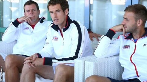 Andy Murray đưa quần vợt Anh vào tứ kết Davis Cup 2014 Andy Murray, Davis Cup 2014, tennis