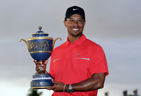 Tiger Woods bội thu tài trợ nhờ thi đấu thành công Ti phu Tiger Woods, thu nhap cua Tiger Woods