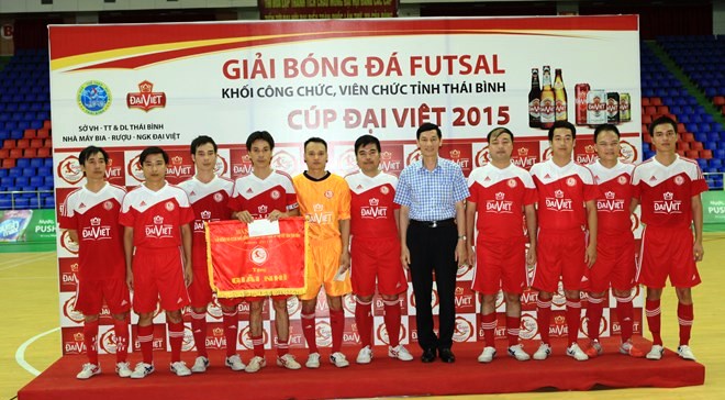 Đội Sở Y tế Thái Bình, vô địch Giải bóng đá Futsal tranh Cúp Đại Việt,bóng đá phủi, bóng đá phong trào