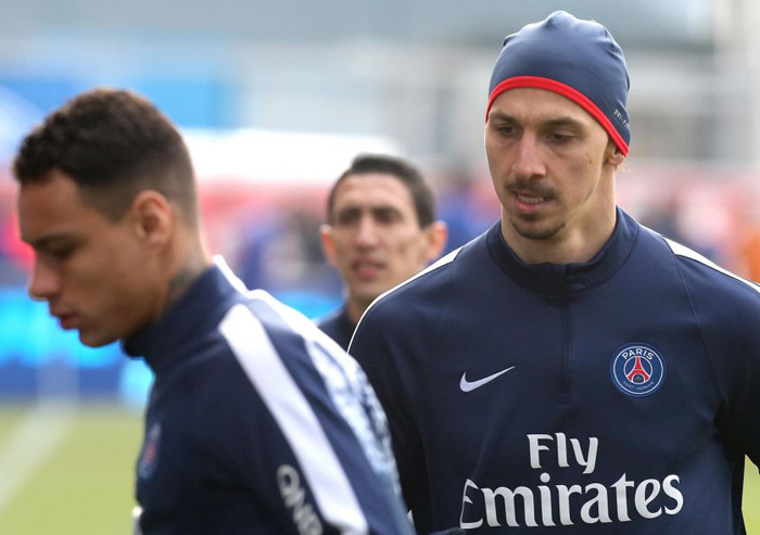 Ibrahimovic là nguyên nhân dẫn đến mâu thuẫn nội bộ ở PSG PSG, :Ligue 1, Zlatan Ibrahimovic, Ibra, Ibrahimovic, van der wiel, Ibrahimovic mẫu thuẫn, PSG mẫu thuẫn nội bộ