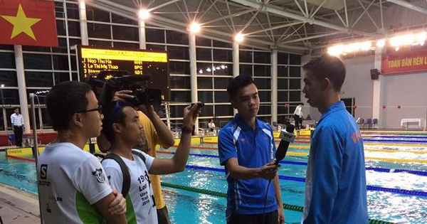 Kình ngư 16 tuổi phá kỷ lục SEA Games tại giải VĐQG Nguyễn Huy Hoàng, Lam Quang Nhật, 1500m nam, bơi lội VĐQG
