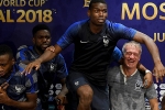 Cầu thủ Pháp 'làm loạn' buổi họp báo của Didier Deschamps Cầu thủ Pháp 'làm loạn' buổi họp báo của Didier Deschamps