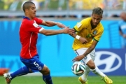 Video bàn thắng: Brazil 1-1 Chile (Vòng 1/8 World Cup 2014)