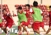 U19 Việt Nam căng sức tập luyện cho trận gặp Hàn Quốc U19 Việt Nam căng sức tập luyện cho trận gặp Hàn Quốc
