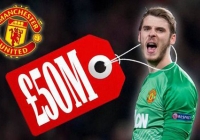 MU hét giá De Gea 50 triệu bảng MU hét giá De Gea 50 triệu bảng