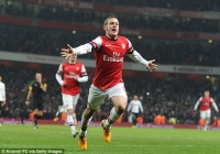 VIDEO: Siêu phẩm của Jack Wilshere's vào lưới West Bromwich VIDEO: Siêu phẩm của Jack Wilshere's vào lưới West Bromwich