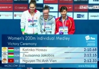 VIDEO: Ánh Viên giành HCĐ nội dung 200m hỗn hợp tại Cup thế giới 2015 VIDEO: Ánh Viên giành HCĐ nội dung 200m hỗn hợp tại Cup thế giới 2015