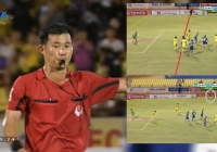 VIDEO: Trọng tài bẻ còi không công nhận bàn thắng của Phi Sơn VIDEO: Trọng tài bẻ còi không công nhận bàn thắng của Phi Sơn