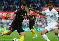 Aguero lập cú đúp, Man City nhẹ nhàng đánh bại Swansea Aguero lập cú đúp, Man City nhẹ nhàng đánh bại Swansea