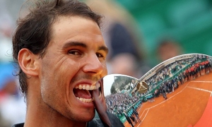 Tin quần vợt: Nadal lần thứ 10 vô địch Monte Carlo Tin quần vợt: Nadal lần thứ 10 vô địch Monte Carlo