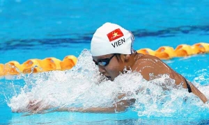Bỏ xa đối thủ gần 5 giây, Ánh Viên giành HCV thứ 3 SEA Games Bỏ xa đối thủ gần 5 giây, Ánh Viên giành HCV thứ 3 SEA Games