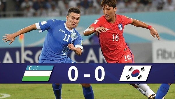 VIDEO: Hòa Uzbekistan, Hàn Quốc giành vé dự VCK WC 2018 VIDEO: Hòa Uzbekistan, Hàn Quốc giành vé dự VCK WC 2018