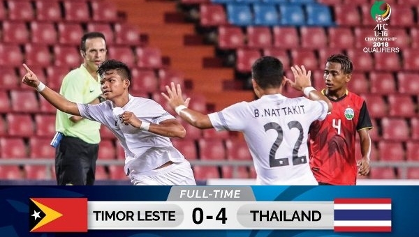 Highlights: U16 Đông Timor 0-4 U16 Thái Lan Highlights: U16 Đông Timor 0-4 U16 Thái Lan
