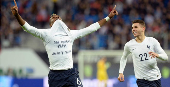 Pogba tỏa sáng trở lại với siêu phẩm trong màu áo ĐT Pháp Pogba tỏa sáng trở lại với siêu phẩm trong màu áo ĐT Pháp