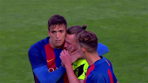 Barca B, dàn xếp tỷ số, barcelona, Eldense,barca b 12-0 Eldense