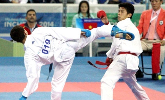 Karate đang có nhiều đợt tập huấn trọng điểm cho SEA games karate viet nam, karate sea games 29