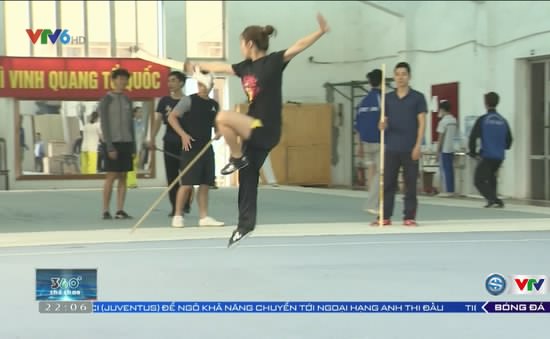 Wushu Việt Nam tích cực tập luyện cho các hi vọng vàng, Ảnh VTV wushu sea games, wushu viet nam