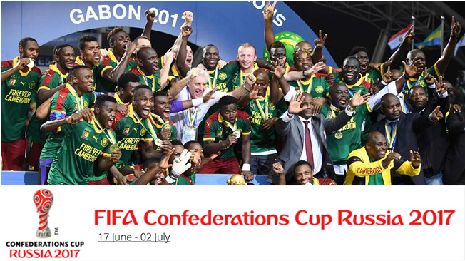 ĐT Cameroon đến Nga với tư cách là đội ĐKVĐ châu Phi danh sach cau thu doi tuyen cameroon tham du confederations cup 2017