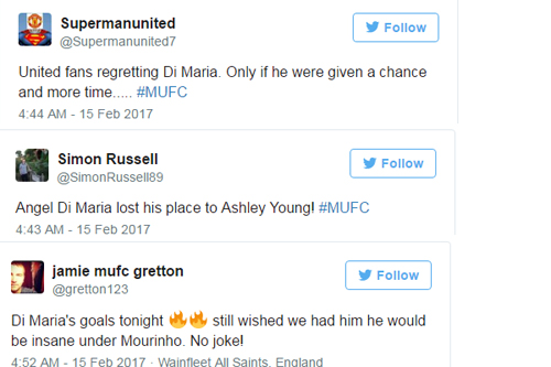 Fan MU tiếc nuối khi chứng kiến Di Maria lập cú đúp vào lưới Barca Fan MU tiếc nuối khi chứng kiến Di Maria lập cú đúp vào lưới Barca