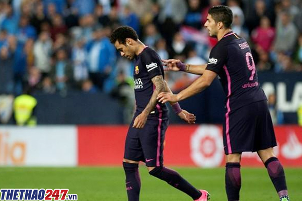 Barca không có Neymar ở 2 vòng đấu 32 và 33 La Liga vì án treo giò Barca không có Neymar ở 2 vòng đấu 32 và 33 La Liga vì án treo giò