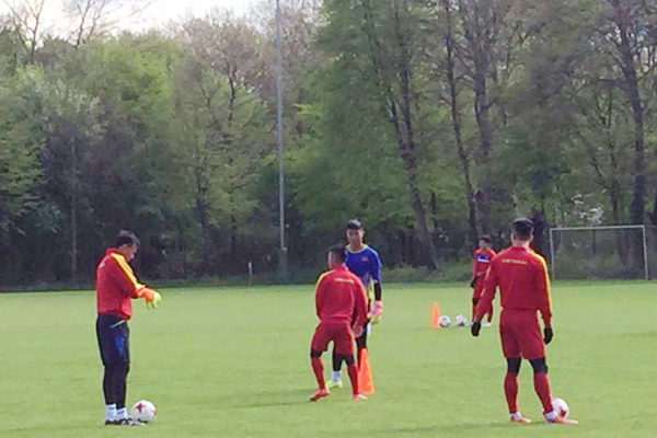 U20 Việt Nam có buổi tập đấu tiên tại Đức U20 Việt Nam có buổi tập đấu tiên tại Đức