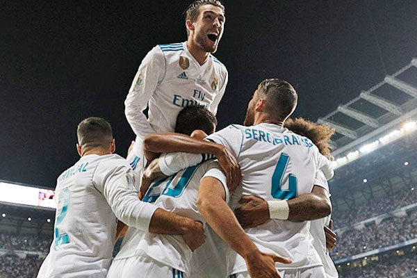 Real Madrid giành Siêu cúp Tây Ban Nha thuyết phục trước Barca Real Madrid giành Siêu cúp Tây Ban Nha thuyết phục trước Barca