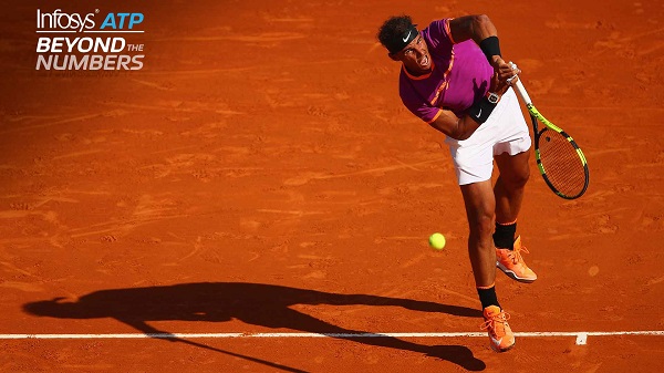 Nadal phải vất vả dù chơi trên sân đất nện nadal vào vòng 3 madrid master