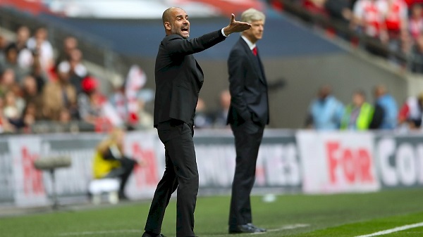 Pep chủ động phản pháo HLV Wenger pep, wenger, man city, arsenal, NHA, Top4