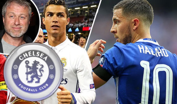 Tỷ phú Abramovich muốn Hazard làm vật tế trong thương vụ mua Ronaldo Roman Abramovich, Cristiano Ronaldo, Eden Hazard, Real Madrid, Chelsea, PSG,