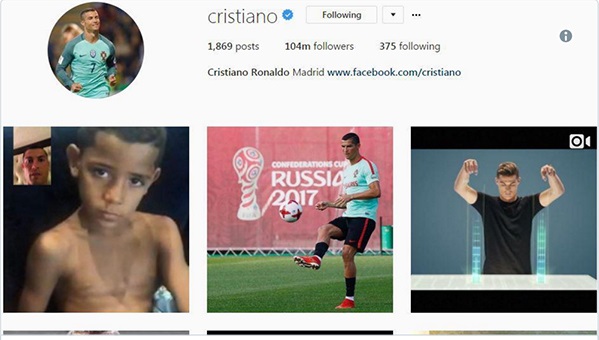 CR7 đã gỡ hình ảnh đại diện khoác áo Real và thay bằng bức ảnh trong màu áo ĐTQG Cristiano Ronaldo, Real Madrid, Manchester United, Chuyển nhượng MU, Ronaldo, Instagram