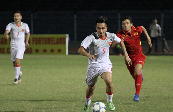 Đánh bại đàn em, U21 Việt Nam vươn lên thứ 2 trên BXH U19 Việt Nam 1-4 U21 Việt Nam, Kết quả U19 Việt Nam vs U21 Việt Nam, U19 Việt Nam vs U21 Việt Nam, kết quả U21 quốc tế 2017
