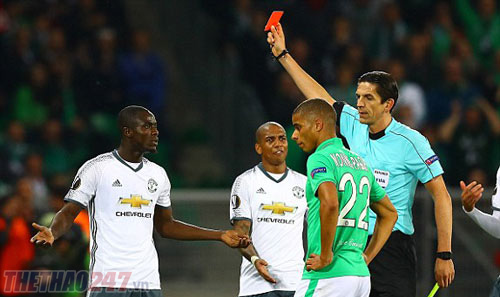 MU có chiến thắng không trọn vẹn trước St Etienne st etienne 0-1 mu, truc tiep st etienne vs mu, xem truc tiep st etienne vs mu, truc tiep bong da st etienne vs mu, truc tiep tran st etienne vs mu, vong 1/16 europa league, europa league