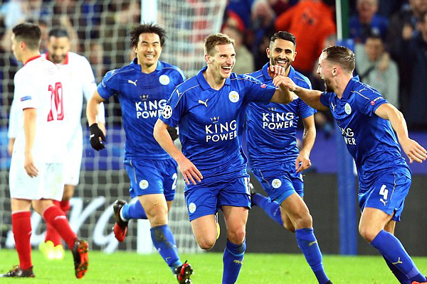 Leicester tạo nên bất ngờ thú vị ở vòng 1/8 cúp C1 Kết quả bóng đá, Kết quả bóng đá quốc tế, Leicester 2-0 Sevilla, Juventus 1-0 Porto, kết quả cúp c1