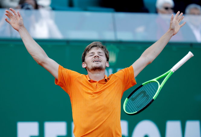 Goffin xuất sắc đánh bại Djokovic để vào bán kết Monte Carlo 2017, ket qua Monte Carlo 2017, Djokovic bi loai, lich thi dau Monte Carlo 2017