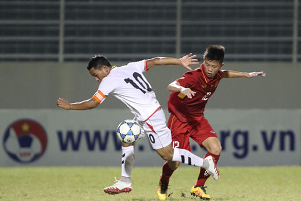 U15 Việt Nam không thể giành chiến thắng trước Myanmar U15 Việt Nam vs U15 Myanmar, trực tiếp U15 Việt Nam vs U15 Myanmar, trực tiếp u15 quoc te, lich thi dau u15 quoc te, bxh u15 quoc te