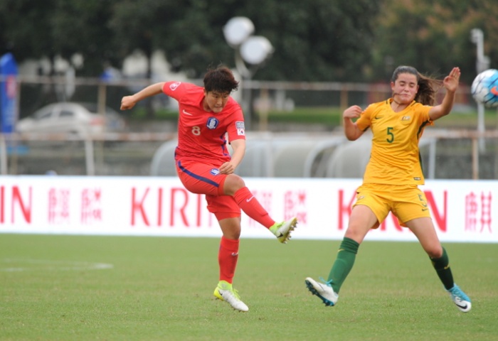 U19 nữ Hàn Quốc không tận dụng được cơ hội và để thua trước Úc u19 nữ châu á, ket qua u19 nữ châu á, lich thi dau u19 nữ châu á, bxh u19 nữ châu á, u19 nu viet nam