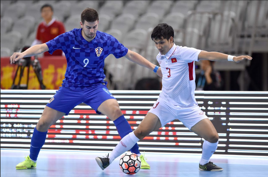 ĐT futsal Việt Nam thua ở trận ra quân giải tứ hùng Trung Quốc futsal viet nam, futsal tu hung, giai futsal trung quoc