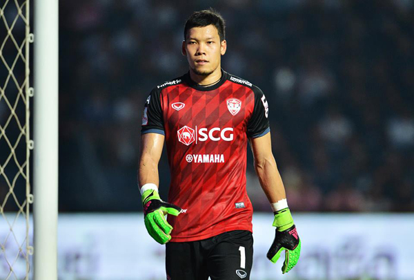 Thủ môn Kawin của Thái Lan trước cơ hội sang Ligue 1 thi đấu thai lan, thu mon kawin, vleague, thai league