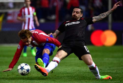 Atletico Madrid dễ dàng đi tiếp ket qua c1, ket qua champions league, tin tuc tu ket champions league, tin tuc tu ket c1, 8 doi tu ket c1,