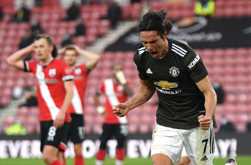 Striker Uruguay itu menjalani pertandingan sublimasi sejak tiba di MU (Gambar: Internet)