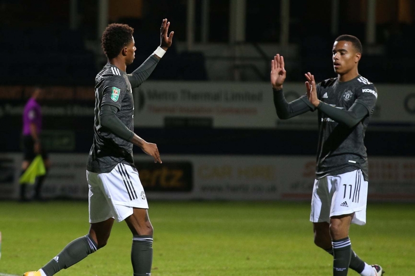Baik Rashford dan Greenwood tidak meninggalkan banyak tanda dalam pertandingan (Gambar: Internet)