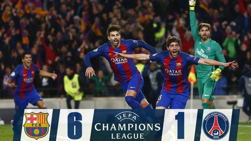 Kembalinya Barca yang luar biasa 4 tahun lalu akan menjadi motivasi bagi PSG untuk membalas hutang (Gambar: Internet)