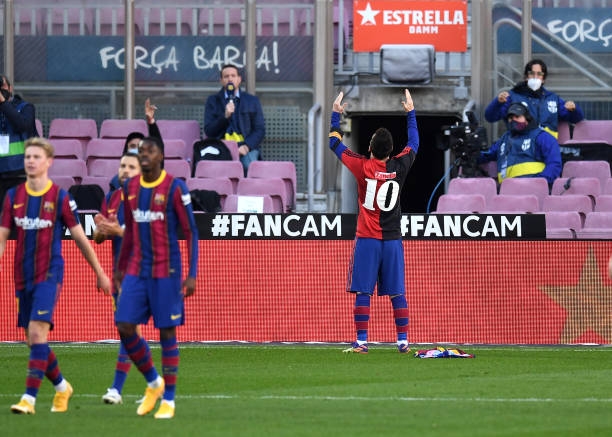 Langsung Barca 4-0 Osasuna: Messi mencetak Foto 1