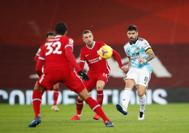 Liverpool langsung 0-0 Wolves: Foto kecepatan tinggi 1