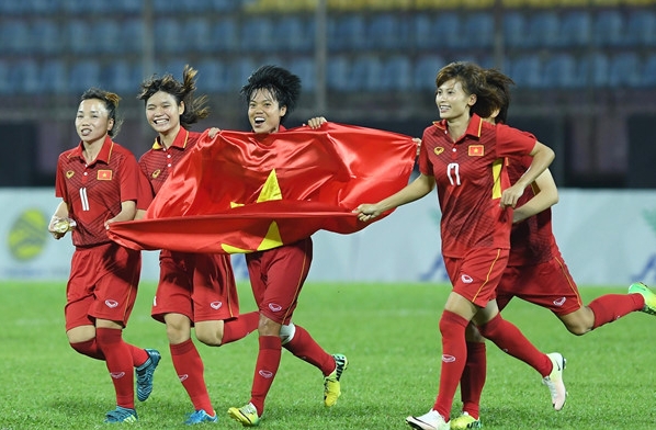 Tuyển nữ Việt Nam đứng top 5 khu vực châu Á trên BXH FIFA