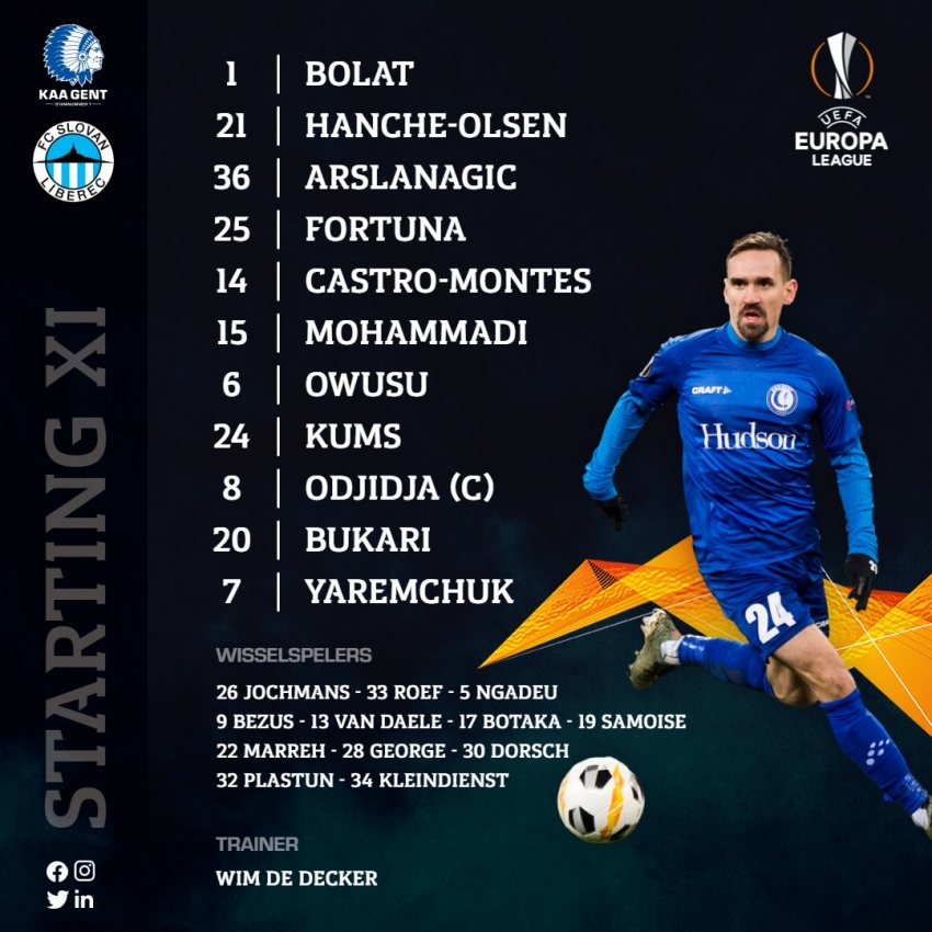 Direct Gent vs Slovan Liberec: Tunggu Filip Nguyen bersinar Foto 2