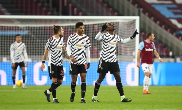 Langsung West Ham 1-2 MU: Pogba, Greenwood mencetak gol Foto 1